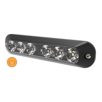 LED Warnlicht, 6 LEDs, Lichtfarbe: Gelb