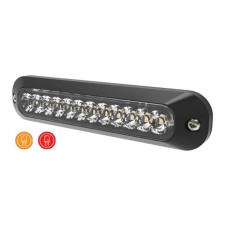LED Warnlicht, 12 LEDs, Lichtfarbe: Gelb / Rot