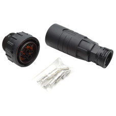 ISOBUS - Stecker DuraMate 6mm² mit Adapter für Wellrohre