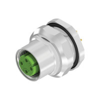 4 poligen InCab Socket Grün