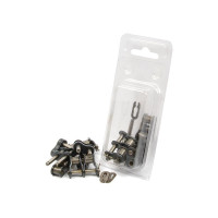 2x Rollenketten Rep. Satz - Verbindungsglied - Kettenschloß Verschlußglied (08B-2)