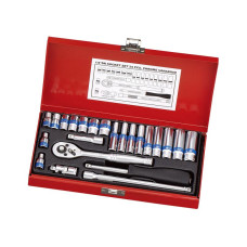 Ratschen-Steckschlüssel-Satz 1/4" (24Stk.) Ratschen-Steckschlüssel-Satz 1/4" (24Stk.)