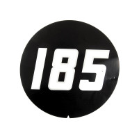 Aufkleber Typenschild für Massey Ferguson MF 185 - 1866947M1, 3406976M91