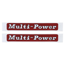 Aufkleber Multipower Typenschild für Massey Ferguson MF Multi Power  880780M1