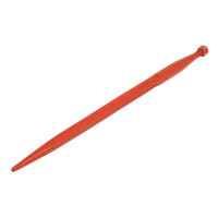 Frontladerzinke - Gerade 680mm, Gewindegröße: M22 x 1.5 (H - fluted)