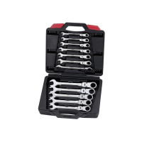 Ring Maul Ratschenschlüssel Satz - Umschaltbar 12-teilig 8-19mm