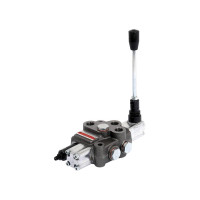 Hydraulikventil - Handsteuerventil 45L 1BK S Gew. 3/8" mit Druckweiterführung