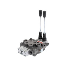 Hydraulikventil - Handsteuerventil 45L 2BK D/D Gew. 3/8" mit Druckweiterführung