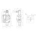 Hydraulikventil - Handsteuerventil 60L 1BK S Gew. 1/2" mit Druckweiterführung