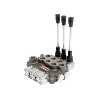 Hydraulikventil - Handsteuerventil 60L 3BK D/D/D Gew. 1/2" mit Druckweiterführung