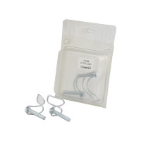 2x Klappsplint (Bügelsplint), Stift Ø8mm x 45mm 