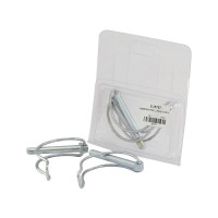 2x Klappsplint (Bügelsplint), Stift Ø8mm x 60mm 