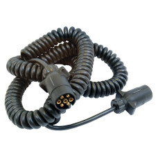 Spiralkabel 3.5 m Kunststoffstecker Spiralkabel 3.5 m Kunststoffstecker