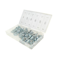 Schmiernippel Zöllig, 110 Stk. im Kunststoffkasten