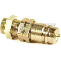 5x Hydraulik Stecker Flachabdichtend Stecker 1/2 Gehäusegröße M22 x 1.50 Metrisch Schottgewinde