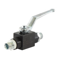 Hydraulik Absperrhahn - Zweiwegehahn NW10 M18 x 1,5