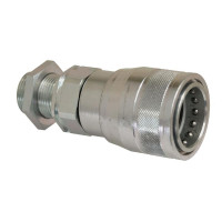 Stauff Hydraulikmuffen Muffe 1'' Gehäusegröße x M30x2.00 Metrisch Schottgewinde