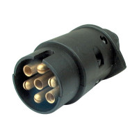 Stecker 7-polig - 12 Volt - Kunststoff