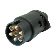 Stecker 7-polig - 12 Volt - Kunststoff