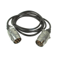 Verlängerungskabel Metallstecker 3M, 7 / 7 Stift, Aussen / Aussen