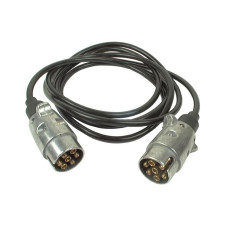 Verlängerungskabel Metallstecker 3M, 7 / 7 Stift, Aussen / Aussen