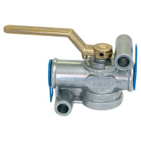 Absperrhahn für Druckluftbremse - 22x1.5