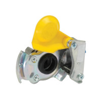 Druckluftkupplung M16x1.5 gelb