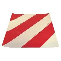 Warntafel 423mm x 423mm - Selbstklebende Warnfolie