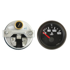 Wassertemperaturanzeige Messbereich 40- 120C - 52mm - 24 Volt mit Beleuchtung Wassertemperaturanzeige Messbereich 40- 120C - 52mm - 24 Volt mit Beleuchtung