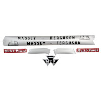 Aufkleber Aufklebersatz Typenschild für Massey Ferguson MF 135 Gas /  Petrol 148