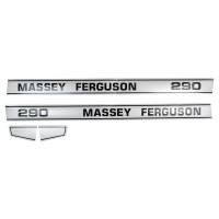 Aufkleber Aufklebersatz Typenschild für Massey Ferguson MF 290 1682431M1 1682432M1