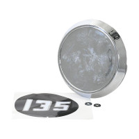 Emblem - MF 135 (Kunststoff) für Massey Ferguson 135, 135 Gas / 135 Petrol