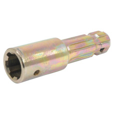 Zapfwellen Adapter - Keilnut 1 3/8 - 6 x Keil 1 3/8 - 6 mit Sicherungsstift.