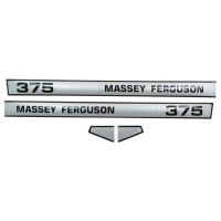 Aufkleber Aufklebersatz Typenschild für Massey Ferguson MF 375 -3900321M92