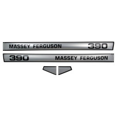 Aufkleber Aufklebersatz Typenschild für Massey Ferguson 390 - 3901083M91