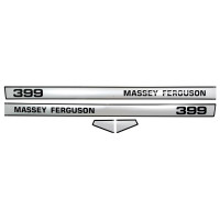 Aufkleber Aufklebersatz Typenschild für Massey Ferguson MF 399 - 3900324M92