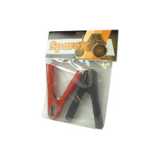 Batteriezangen 180Amp. - 2 Stück Packung, 1x Rot, 1x Schwarz