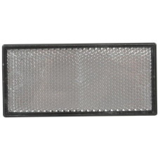 4 Stück Rechteckige Reflektoren selbstklebend Transparent