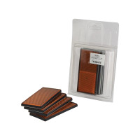 4x Rechteckige Reflektoren selbstklebend Gelb 4Stk. Agripak