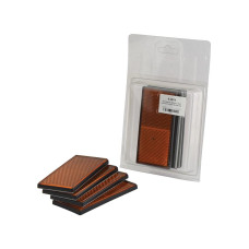 4x Rechteckige Reflektoren selbstklebend Gelb 4Stk. Agripak