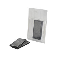 2x Rechteckige Reflektoren selbstklebend Transparent 2Stk. Agripak