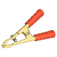 Batteriezange rot - 300 Amp.