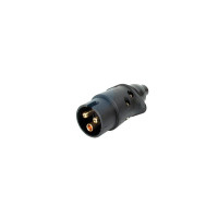 Stecker 3 polig - 12 und 24 Volt - max. 20 Amp. bei 24 Volt