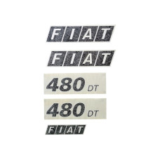 Typenschild passend für Fiat 480DT Typenschild passend für Fiat 480DT
