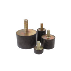 4x Schwingungsdämpfer - Bolzen nach Fuß, Ø30mm.