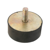 4 Stück Schwingungsdämpfer - Bolzen nach Fuß, Ø100mm.