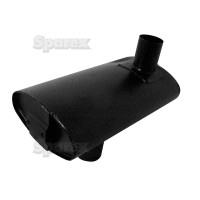 Auspuff Schalldämpfer - Motorraum für Case IH  5120 5220 - A184425 A184460