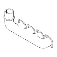 Abgaskrümmer für John Deere 2020, 2030, 2120, 2440, 2640 - T20249