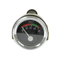 Voltmeter MF, 8/16V für Landini 5830 6030 Massey Ferguson 230 240 243 250 253 263