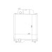 Kühler für John Deere 1140F 1640 1640F 1840 1840F 2040 2040F 2140 2350 2550 2750